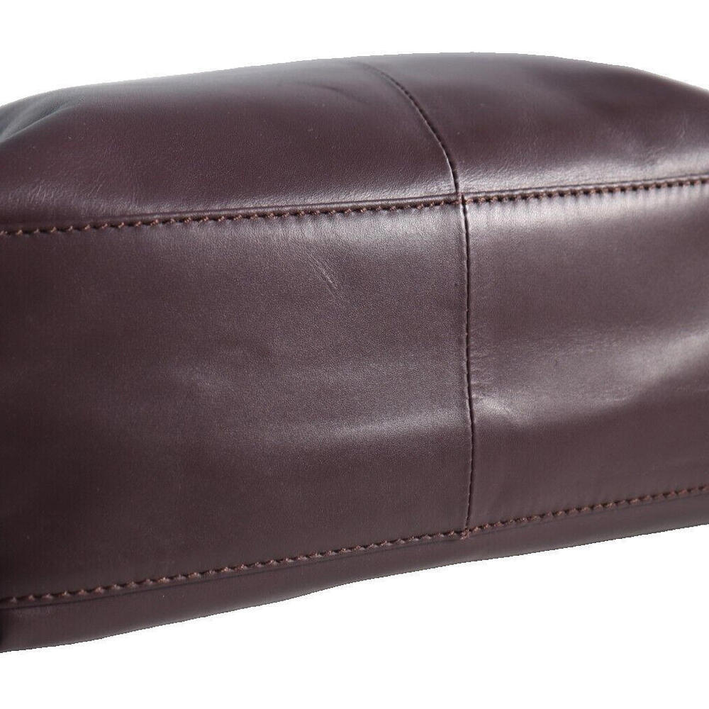Marks & Spencer Women's One Size Maroon Faux Leather Shoulder Bag - Picture 7 of 15